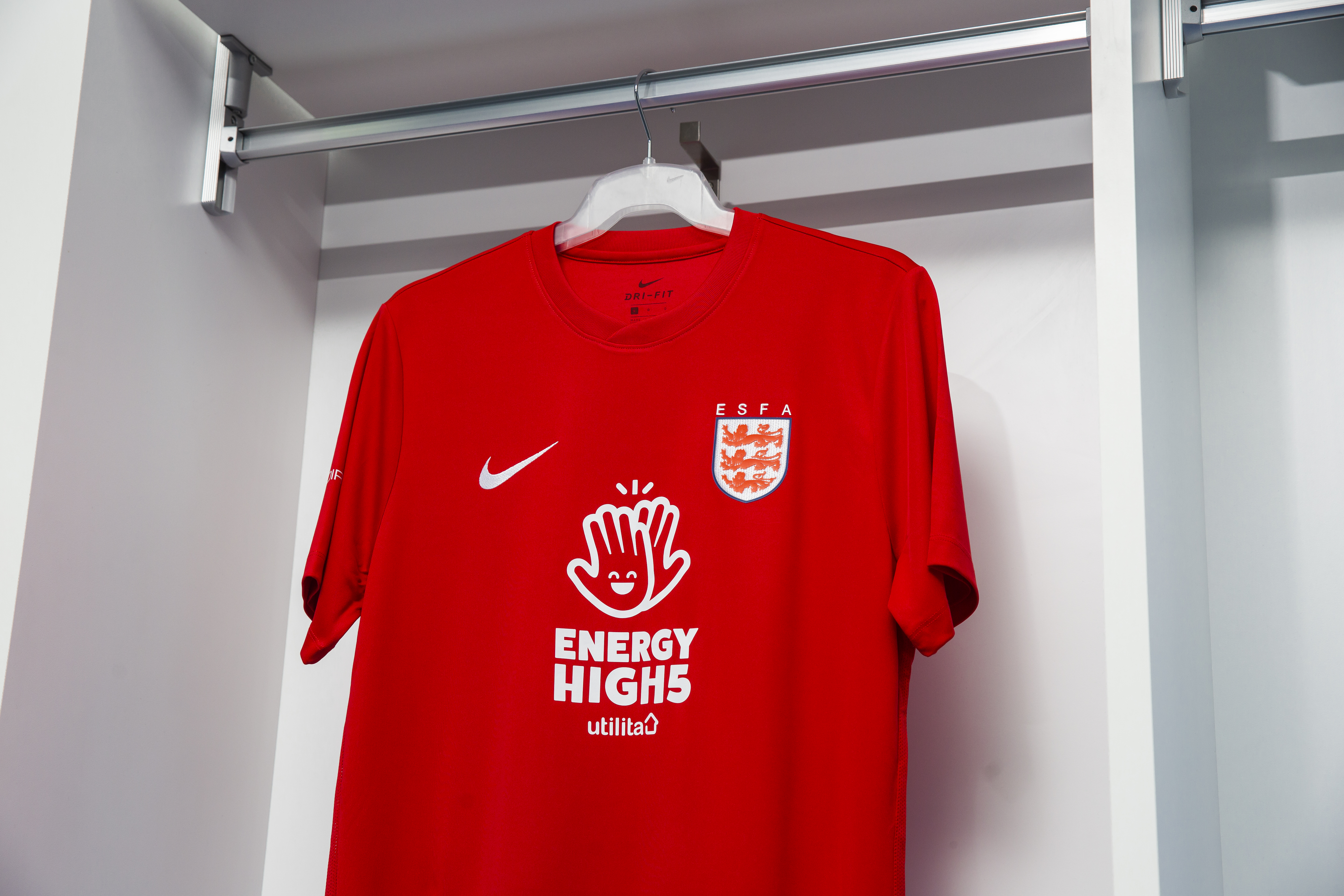 The ESFA England away shirt for 21/22